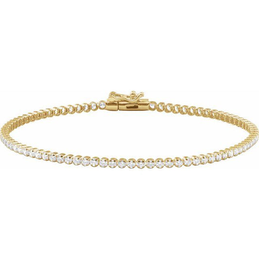 GOLD TENNIS BRACELET