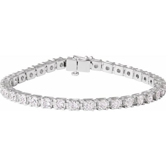 WHITE GOLD TENNIS BRACELET