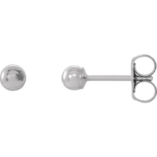 BALL STUD EARRINGS