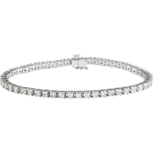 WHITE GOLD TENNIS BRACELET