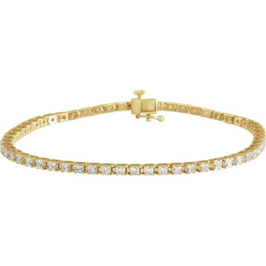 WHITE GOLD TENNIS BRACELET