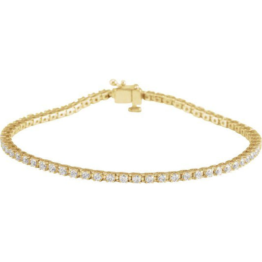 WHITE GOLD TENNIS BRACELET