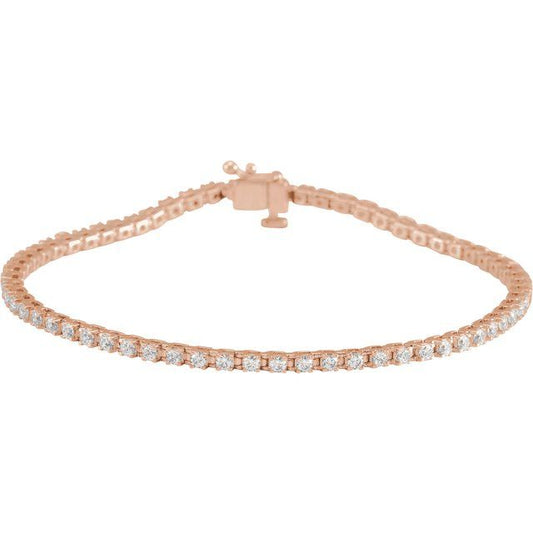 WHITE GOLD TENNIS BRACELET